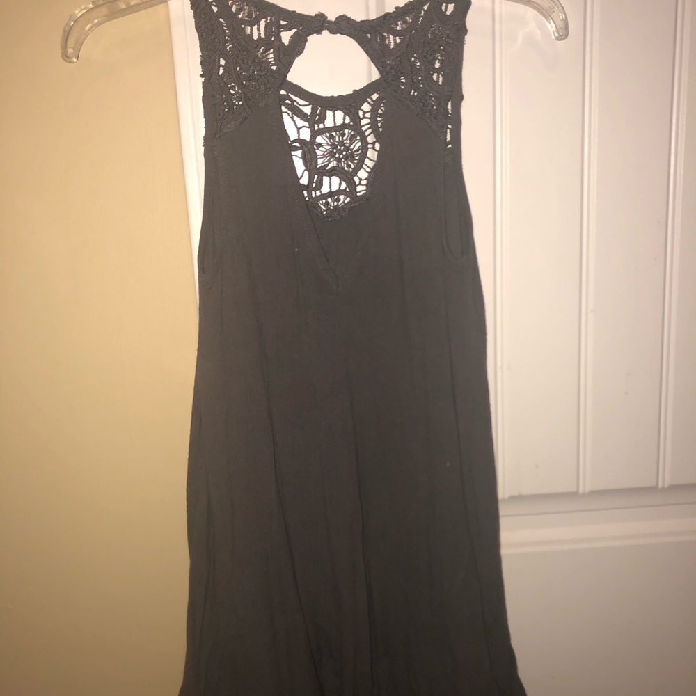 Lace top tank top